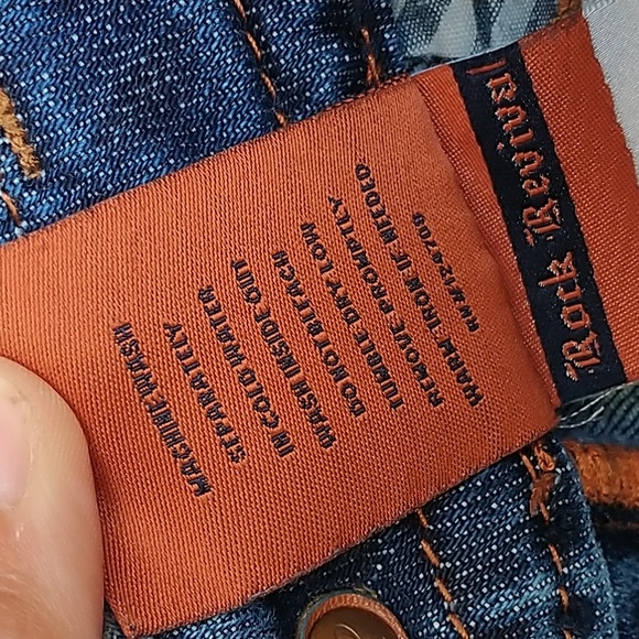 ROCK REVIVAL Jen Straight Leg Jeans Size 25 - Picture 9 of 15